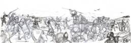 Battaglia epica scontro tra Achei e Troiani (bozza)